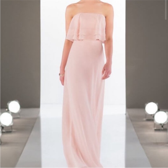 NEW SORELLA VITA SZ 12 ARTIC BLUE CHIFFON FORMAL EVENING GOWN - Picture 11 of 12